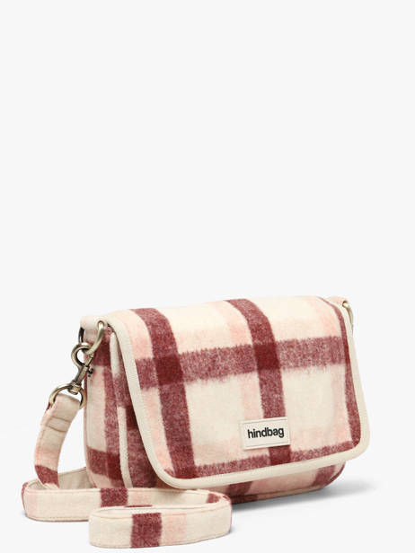 Sac Bandoulière Tartan Hindbag Rose tartan TA vue secondaire 1