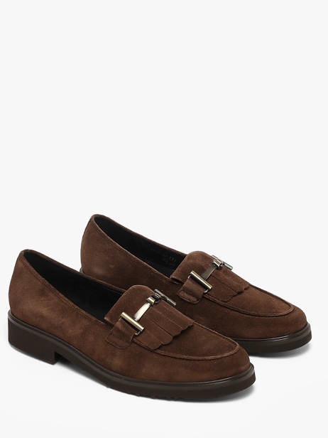 Mocassins En Cuir Gabor Marron women 2 vue secondaire 1