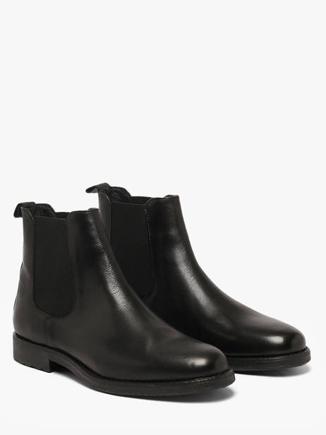 Chelsea Boots En Cuir Kost Noir men B00030A vue secondaire 1