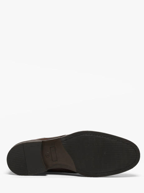 Boots En Cuir Kost Marron men B0100A vue secondaire 4