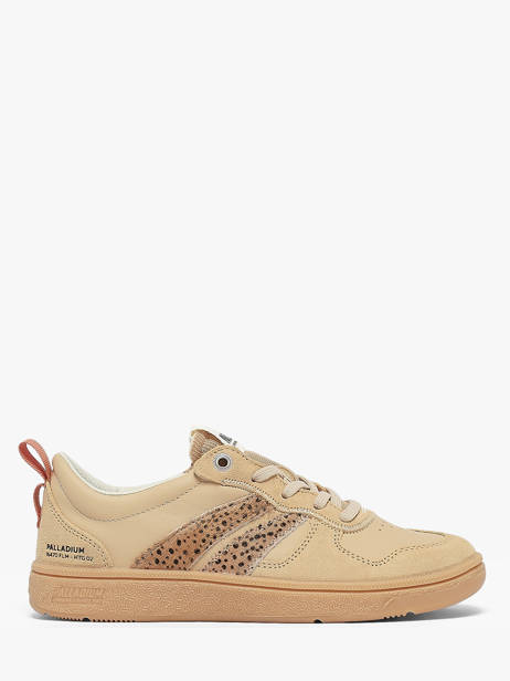 Sneakers En Cuir Palladium Beige women 74485257