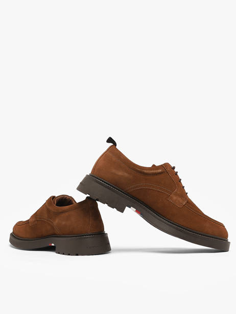Chaussures Derbies En Cuir Tommy hilfiger Marron men 5980GVQ vue secondaire 2