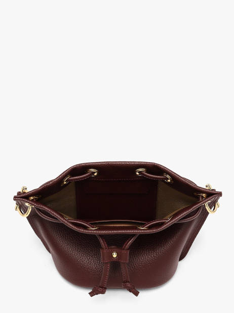 Sac Bourse Alba Double Cuir Lancaster Marron alba double 80 vue secondaire 2