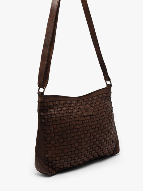 Sac Bandoulière Heritage Cuir Biba Marron heritage KA2 vue secondaire 1