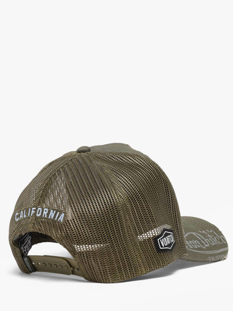 Casquette Von dutch Vert accessoires CAFE14 vue secondaire 2