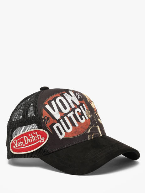 Casquette Von dutch Noir accessoires SUBL21 vue secondaire 1