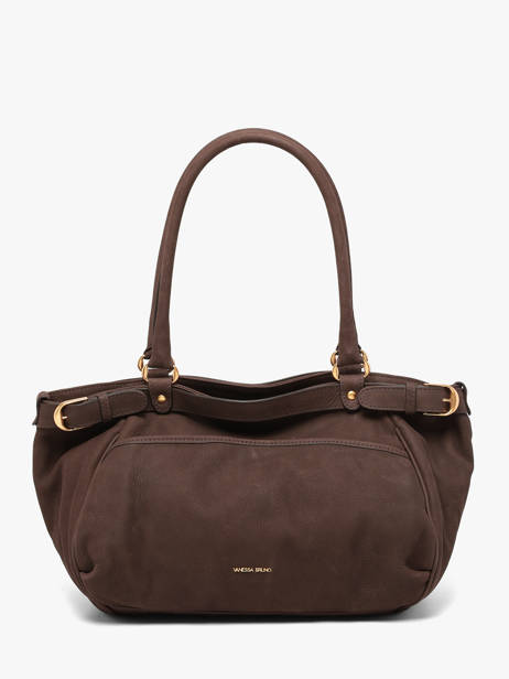 Grand Sac Lune En Cuir Nubuck Vanessa bruno Marron lune 3V40921