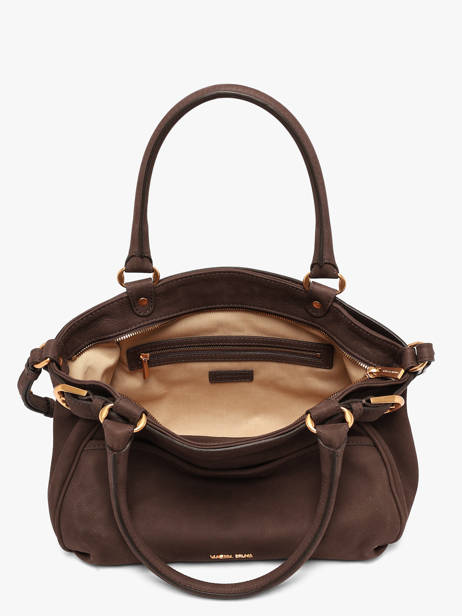 Petit Sac Lune En Cuir Nubuck Vanessa bruno Marron lune 3V40920 vue secondaire 3