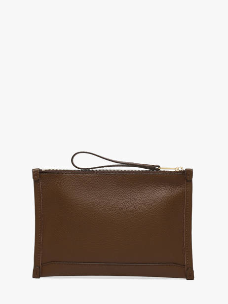 Pochette Zippée Jour Cuir Lancel Marron jour A13174 vue secondaire 2