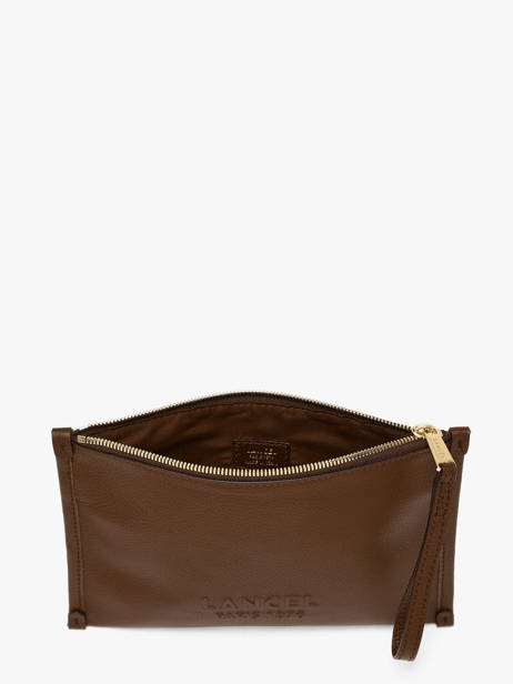 Pochette Zippée Jour Cuir Lancel Marron jour A13174 vue secondaire 3
