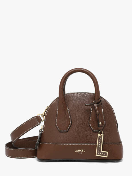 Sac Bandoulière Belleville Cuir Lancel Marron belleville A13735