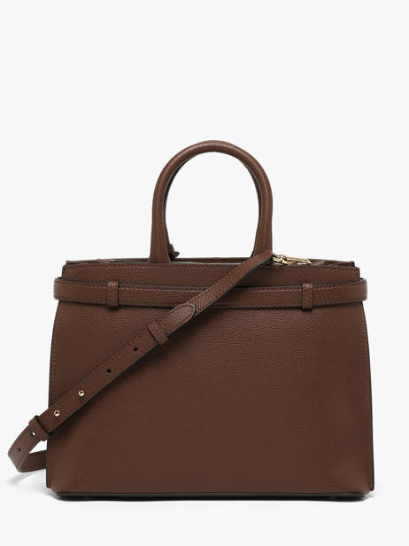 Sac Porté Main Faubourg Cuir Lancel Marron faubourg A13528 vue secondaire 4