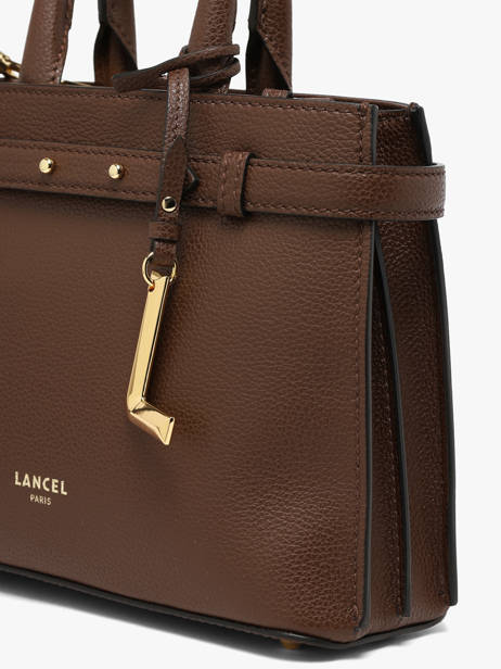 Sac Bandoulière Faubourg Cuir Lancel Marron faubourg A13527 vue secondaire 2