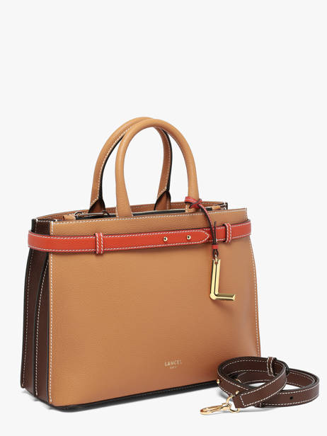 Sac Porté Main Faubourg Cuir Lancel Marron faubourg A13548 vue secondaire 1