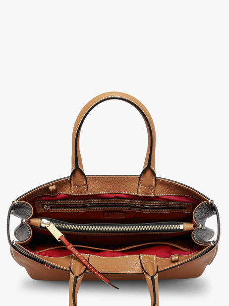 Sac Porté Main Faubourg Cuir Lancel Marron faubourg A13548 vue secondaire 3