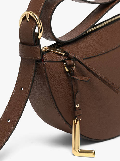 Sac Bandoulière Faubourg Cuir Lancel Marron faubourg A13525 vue secondaire 2