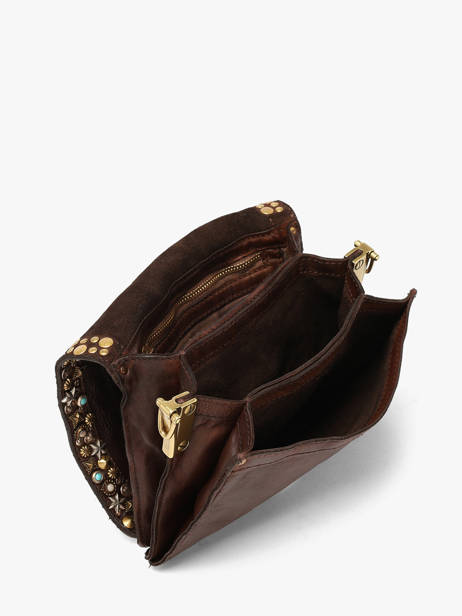 Sac Bandoulière Poppi Cuir Campomaggi Marron poppi 38610ND vue secondaire 4