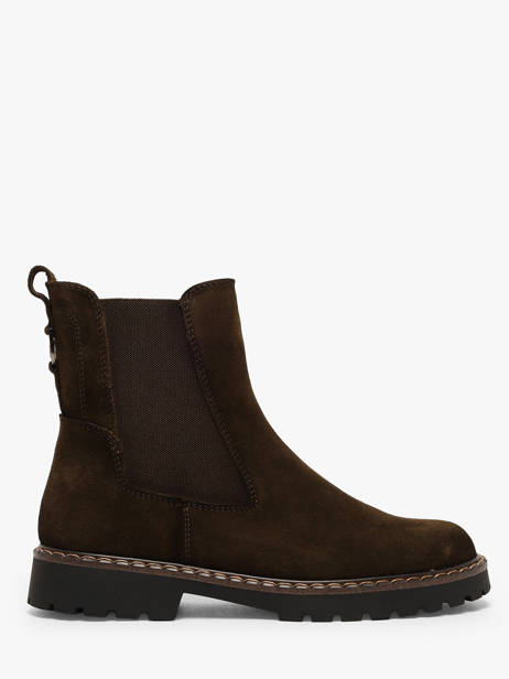 Bottines En Cuir Tamaris Marron women 47