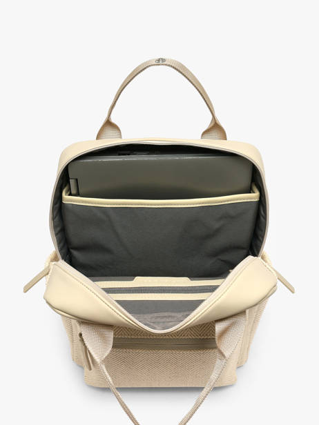 Sac à Dos Bergen Small Ibiza 1 Compartiment Kapten and son Beige ibiza IB vue secondaire 1