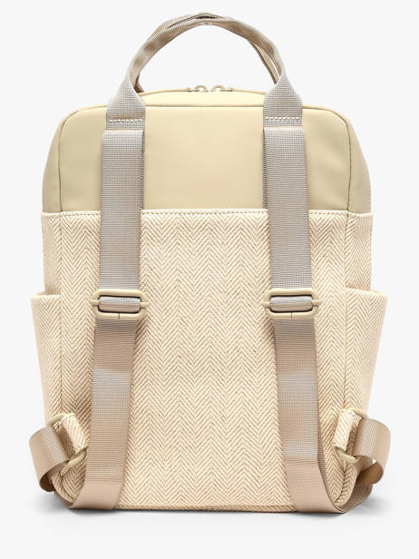 Sac à Dos Bergen Small Ibiza 1 Compartiment Kapten and son Beige ibiza IB vue secondaire 2