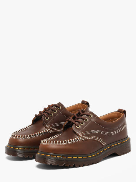 Chaussures Lowell En Cuir Dr martens Marron boy 31817243 vue secondaire 1