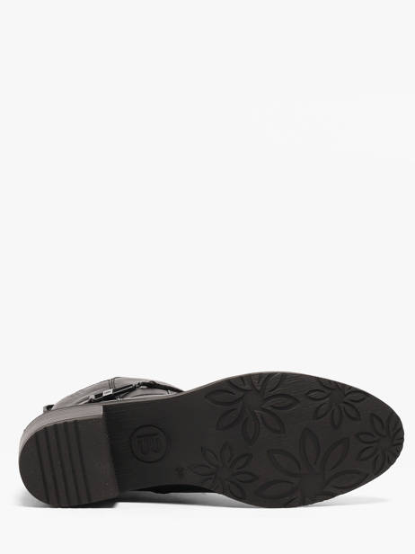 Bottines à Talon En Cuir Tt. bagatt Noir women 683F4000 vue secondaire 4