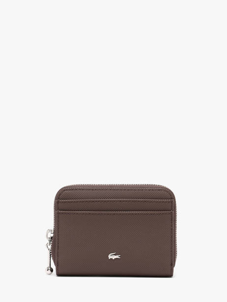 Portefeuille Lacoste Marron daily city NF4764DZ