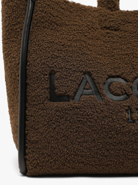 Sac Porté épaule Heritage Lacoste Marron heritage NF5117HX vue secondaire 2