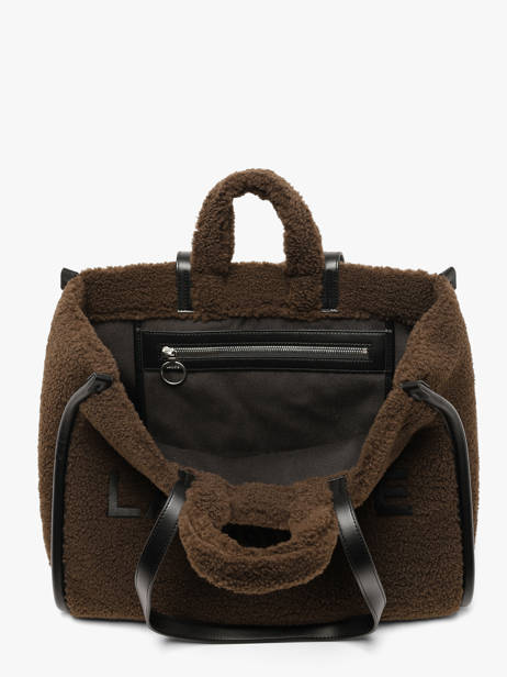 Sac Porté épaule Heritage Lacoste Marron heritage NF5117HX vue secondaire 3