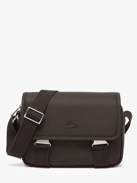 Sac Bandoulière Lacoste Marron men's classic NH4858HC
