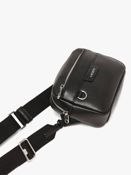 Sac Bandoulière Lacoste Noir ossian NH5393OI vue secondaire 1