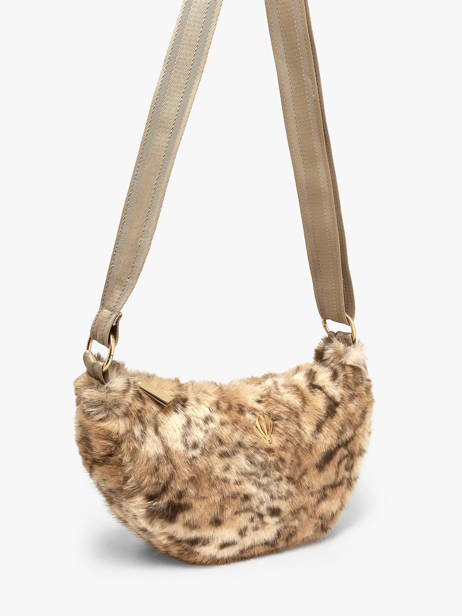 Sac Bandoulière Doudou Polyester Le voyage en panier Beige doudou AHP315 vue secondaire 1