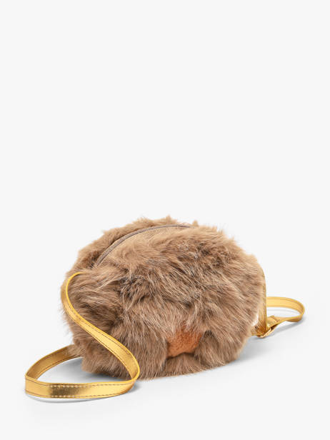 Sac Bandoulière Le voyage en panier Beige kids AHP354 vue secondaire 1