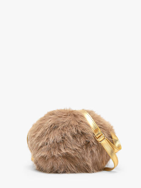 Sac Bandoulière Le voyage en panier Beige kids AHP354 vue secondaire 3