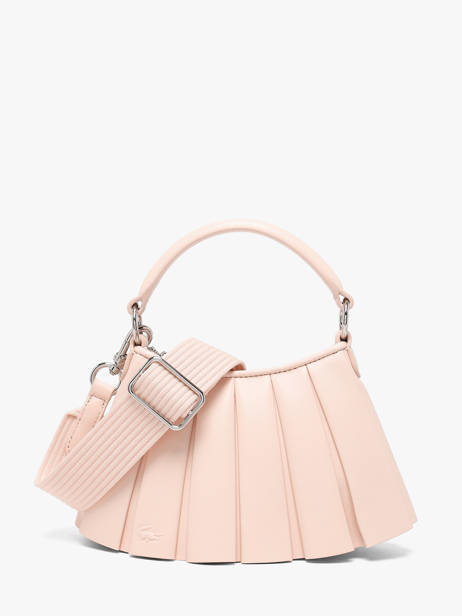 Sac Bandoulière Lenglen Cuir Lacoste Rose lenglen NU5219DP