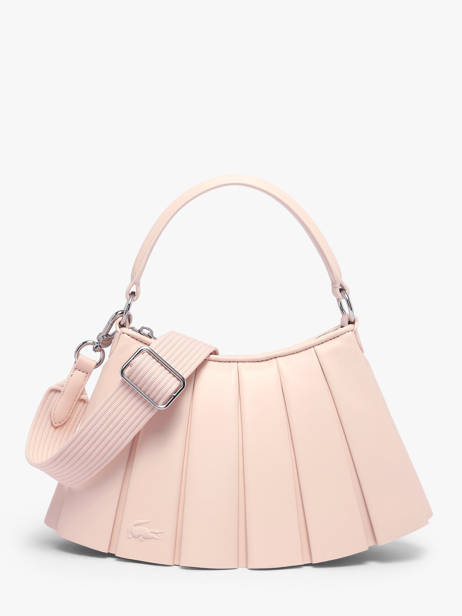 Sac Porté épaule Lenglen Cuir Lacoste Rose lenglen NU5011DP