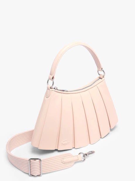Sac Porté épaule Lenglen Cuir Lacoste Rose lenglen NU5011DP vue secondaire 2