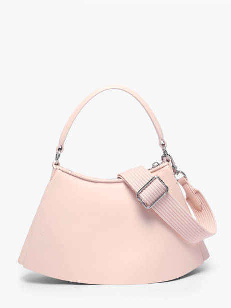 Sac Porté épaule Lenglen Cuir Lacoste Rose lenglen NU5011DP vue secondaire 4