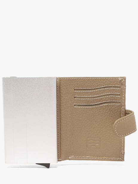 Portefeuille Caviar Cuir Crinkles Beige caviar 14600 vue secondaire 1