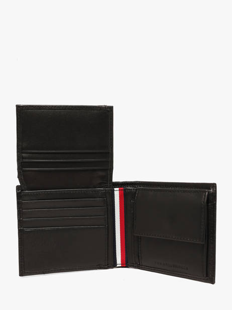 Portefeuille Corporate Cuir Tommy hilfiger Noir corporate AM14780 vue secondaire 2