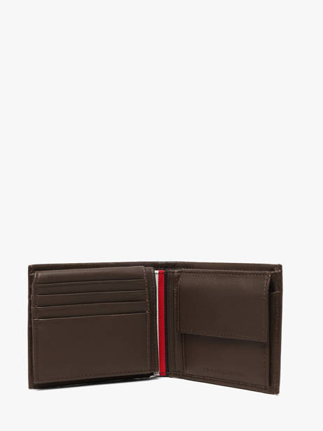Portefeuille Corporate Cuir Tommy hilfiger Marron corporate AM14780 vue secondaire 1