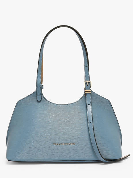 Sac Porté épaule Th Modern Polyurethane Tommy hilfiger Bleu th modern AW19037