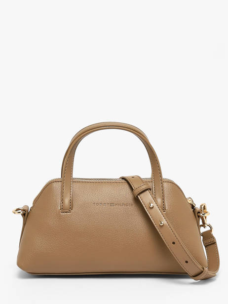 Sac Bandoulière Th Buckle Polyurethane Tommy hilfiger Beige th buckle AW19034 vue secondaire 2