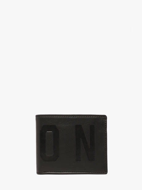 Portefeuille Liam Cuir Rfid Icon Noir liam A13