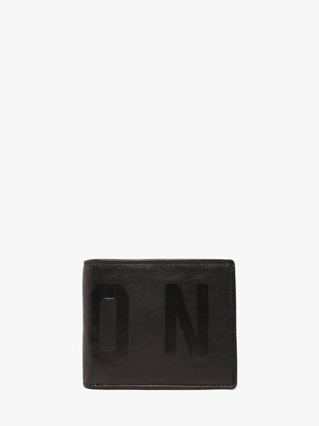 Portefeuille Liam Cuir Rfid Icon Noir liam A68