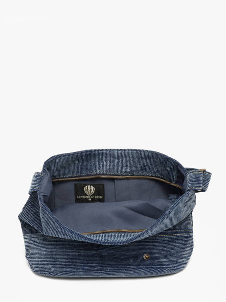 Sac Bandoulière Denim Le voyage en panier Bleu denim AHP338 vue secondaire 2
