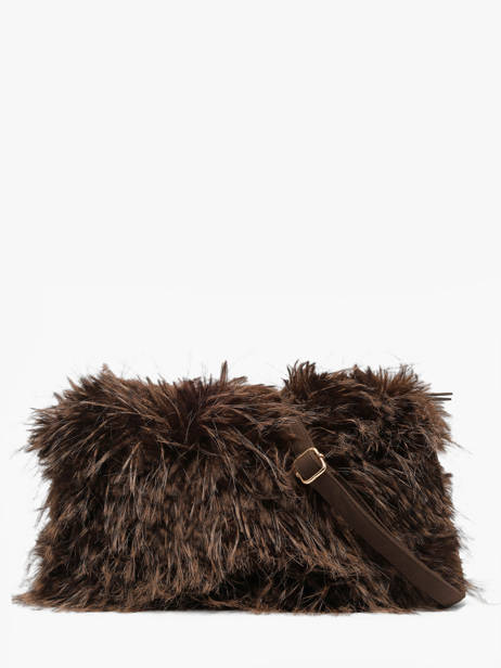 Sac Bandoulière Doudou Le voyage en panier Marron doudou AHP319 vue secondaire 3