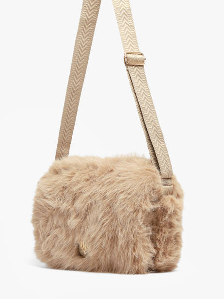 Sac Bandoulière Doudou Le voyage en panier Beige doudou AHP311 vue secondaire 1