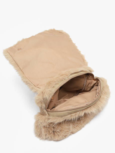 Sac Bandoulière Doudou Le voyage en panier Beige doudou AHP311 vue secondaire 2