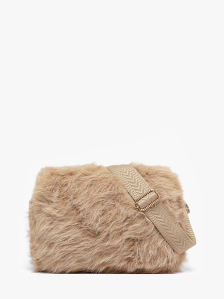 Sac Bandoulière Doudou Le voyage en panier Beige doudou AHP311 vue secondaire 3